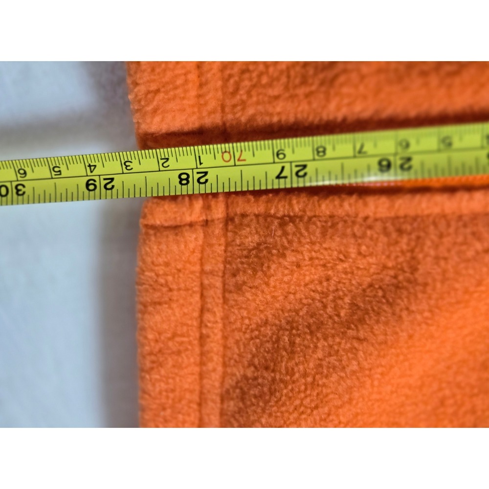 Columbia Clemson Tigers Fleece Vest Mens Large Orange Full Zip NCAA Collegiate - Picture 8 of 9